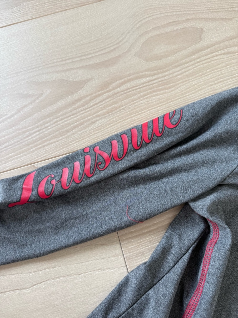 Colosseum Gray Quarter-Zip Pullover with Red Accents - Picture 2 of 3